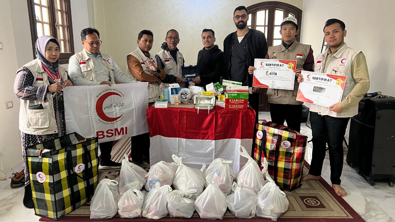 BSMI Menyalurkan Bantuan untuk Saudara-Saudara Palestina di Mesir